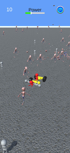 Crush zombies by car Screen 3