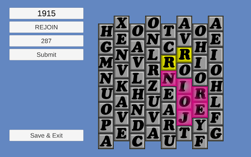 Android application JustWords screenshort