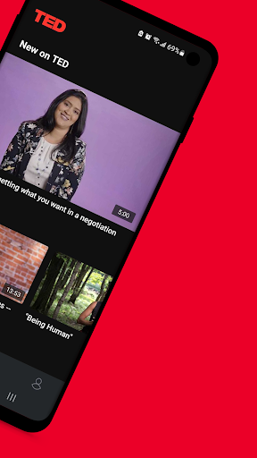 Screenshot of TED
