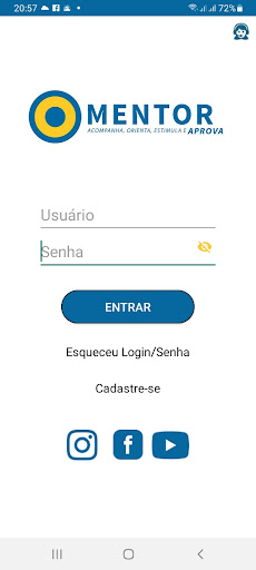 Android application Mentor screenshort