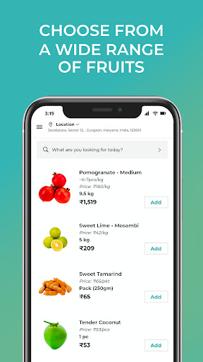 freshOk: Fruits App Screen 3
