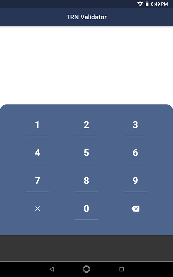 #1. TRN Validator (Android) โดย: Karuzi Technologies
