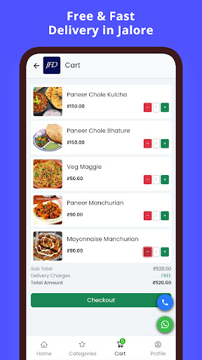 JFD - Food Delivery Screen 2