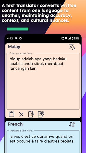 Malay French Translate Screen 3