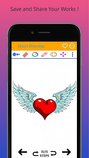 How to Draw Heart Step by Step Screenshot 3 - AppWisp.com
