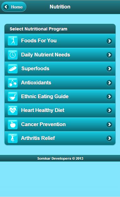 Android application DNA Nutrition Tracker Pro screenshort