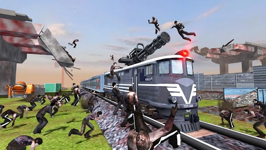 Train shooting – Zombie War 3