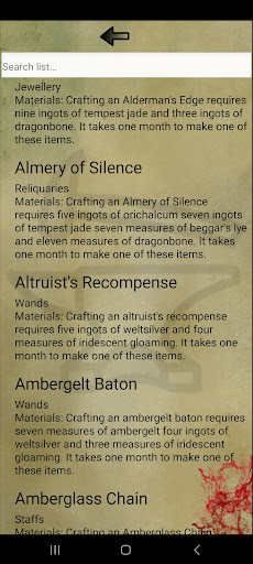 Empire LRP Magical Items Guide Screen 2