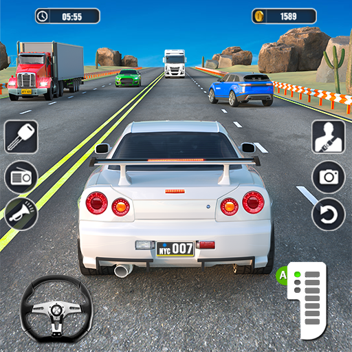 Real Highway Car Racing Games 3.37 Icon