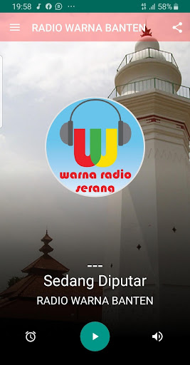 Android application Radio Warna Banten screenshort