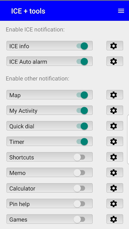 ICE - In Case Of Emergency - V1.10 - (Android)