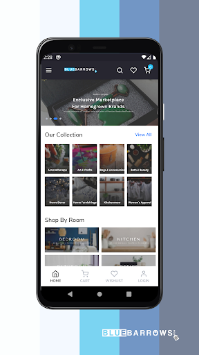 Android application Blue Barrows screenshort