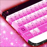 White and Pink Keyboard Theme icon
