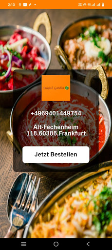 Android application Punjab Garden Tandoori screenshort