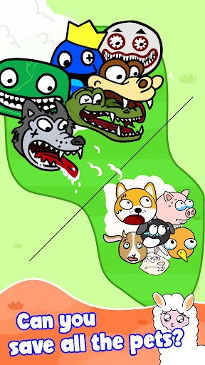 Android application Cut to Save: Rescue my Pets screenshort