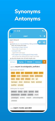 ProDict - Eng Viet Dictionary Screen 2