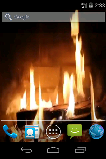 Android application Real Fireplace screenshort