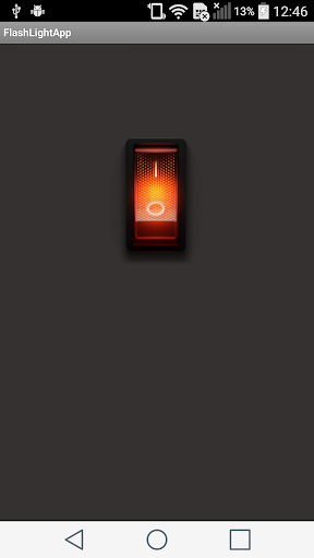 FlashLight App Screen 2