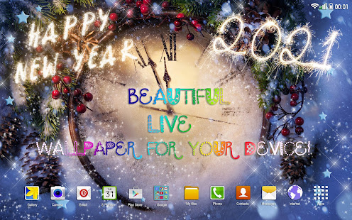 Happy New Year Wallpaper 2021 u2013 Holiday Background screenshots 8
