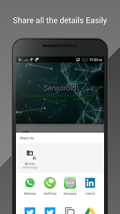 Sensoroid - Sensor info Schermata
