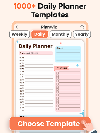 Screenshot of Daily Planner and Journal