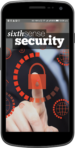Android application Sixth Sense Security screenshort
