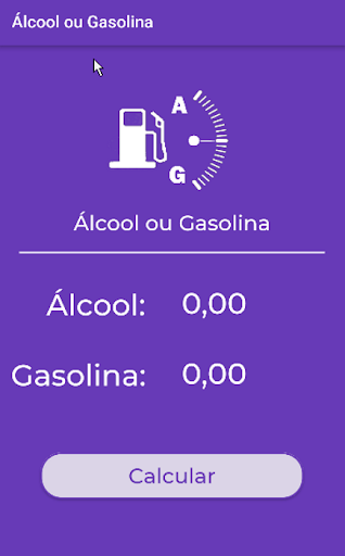 Android application Combustível screenshort