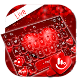 Live Floating Love Heart Valentine Keyboard Theme icon