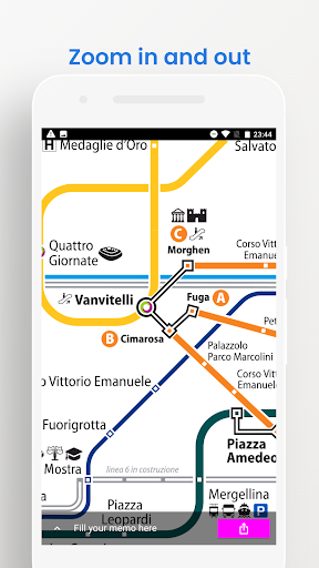 Napoli Metro Travel Guide Screen 3
