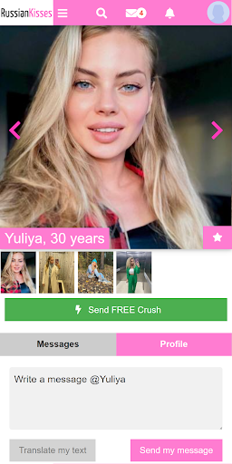 RussianKisses Dating Screen 3