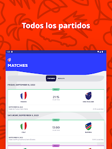 Captura de Pantalla 8 Copa del Mundo de Rugby 2023 android