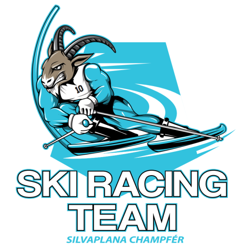 Ski racing team logo