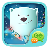 Snowy Teddybear GO SMS icon