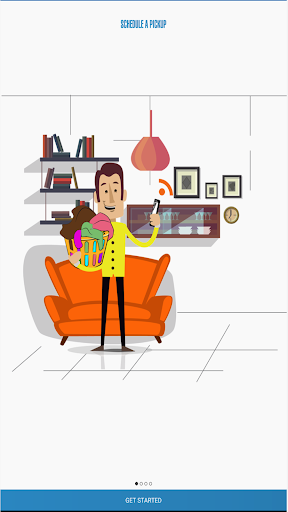 Android application Pick My Laundry screenshort