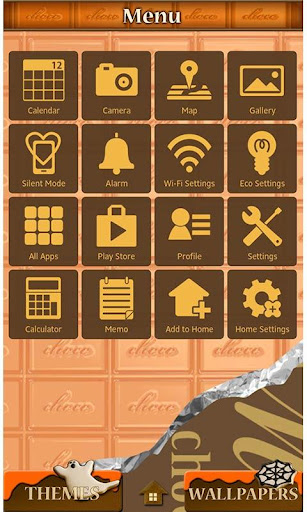 Halloween Chocolate Wallpaper Screen 3