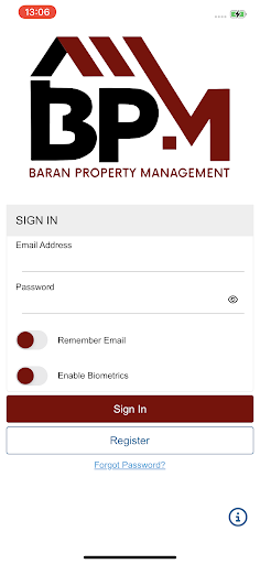 Android application Baranpropmgt screenshort