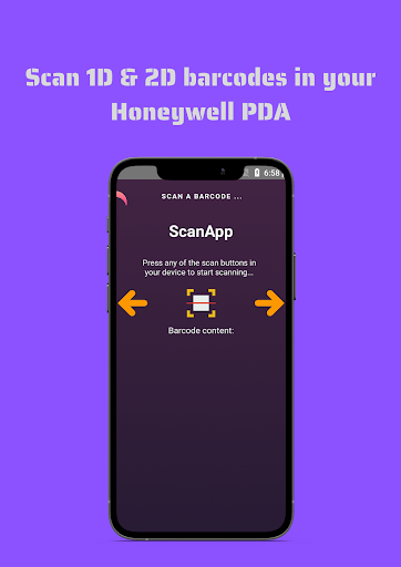 ScanApp QR: for Honeywell PDA Screen 2