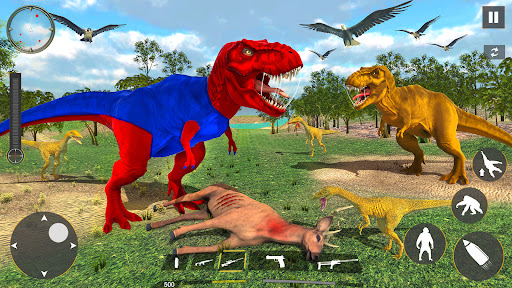 Android application Real Dino Hunting Animal Games screenshort