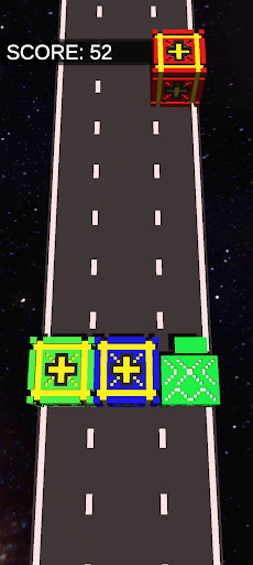 Android application Avoid The Cubes screenshort