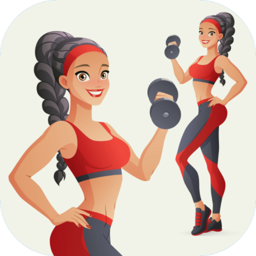 Fitness workout at home logo