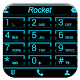 Theme x Drupe and RocketDial Neon Blue دانلود در ویندوز