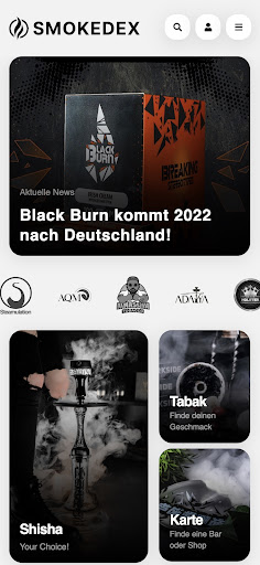 Android application SmokeDex - Hookah Network screenshort