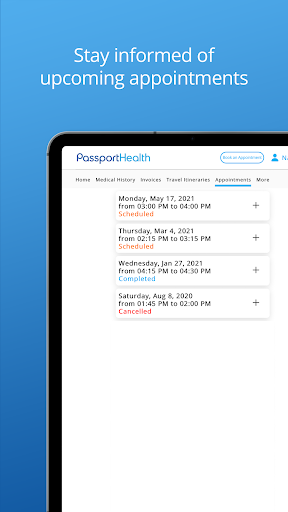 Passport Health Screenshot