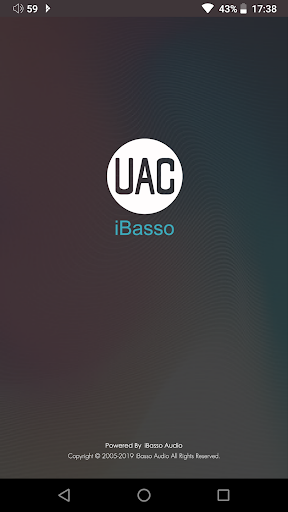 Android application iBasso UAC screenshort