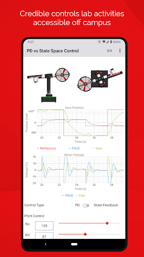 Android application Quanser Interactive Labs screenshort