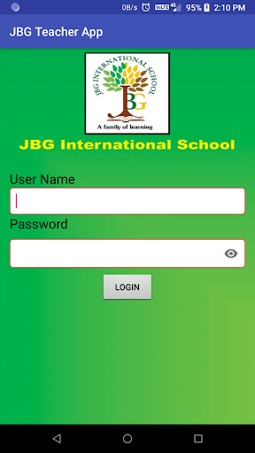 JBG TEACHER APP Screen 3
