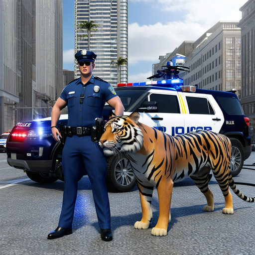 شرطة النمر لعبة مدينة الجريمة