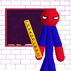 Blue Spider Math Teacher Stickman 8.0