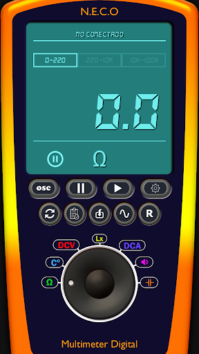 Android application Multimeter/Oscilloscope Pro screenshort