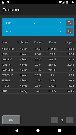 EIC Fund Platform CZ Screen 2